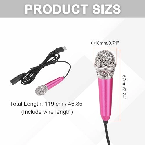 Mini Microphone USB+3.5mm-Mini-Jack Microphone