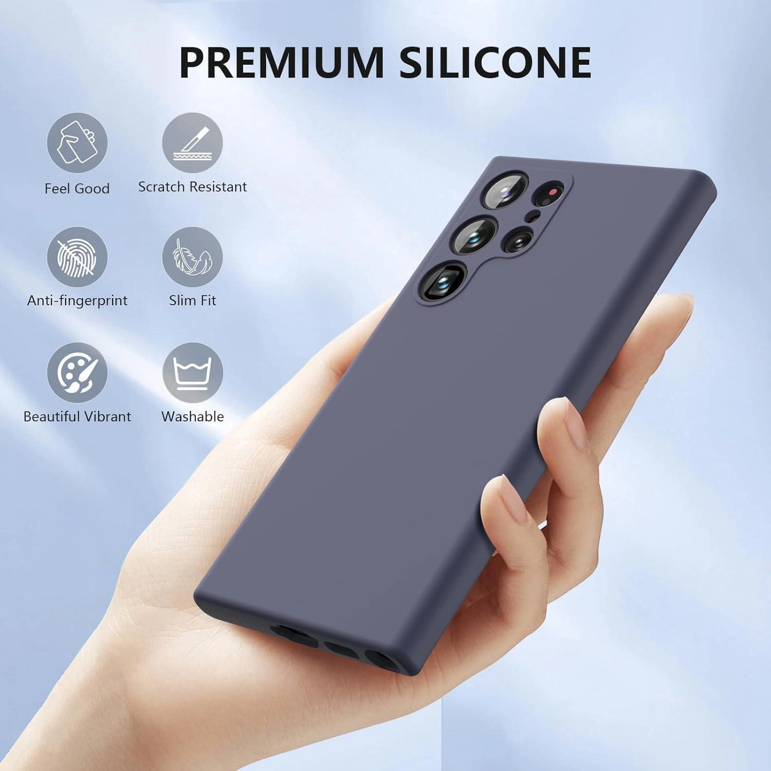 Silicone Case for Samsung Galaxy S24 Ultra