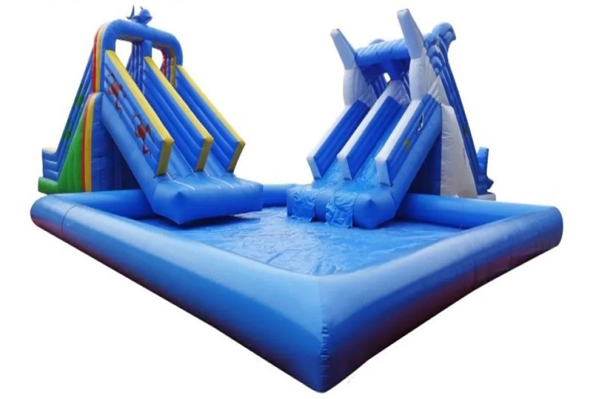 Gambol Bouncy Inflatable Swimming Pool With Slide