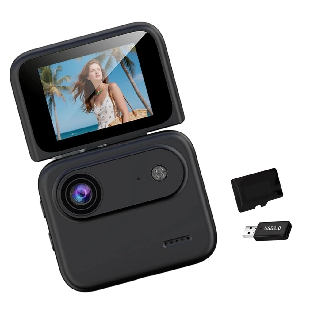 Flip Screen Sports Camera - 32GB 64GB 4K