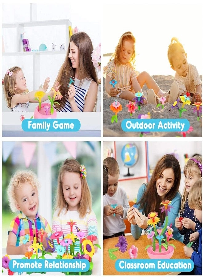 Flower Building Toy Set - 148 pcs