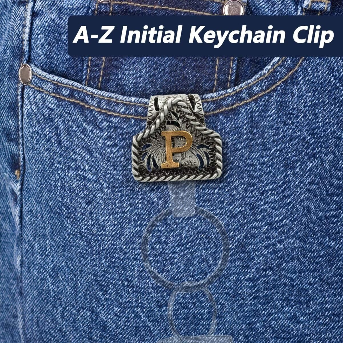 Letter Keychain - Western