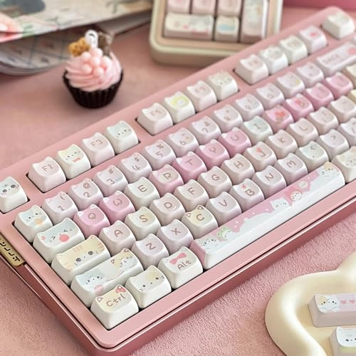 Mao Height Cat Shape Theme keycaps - NO