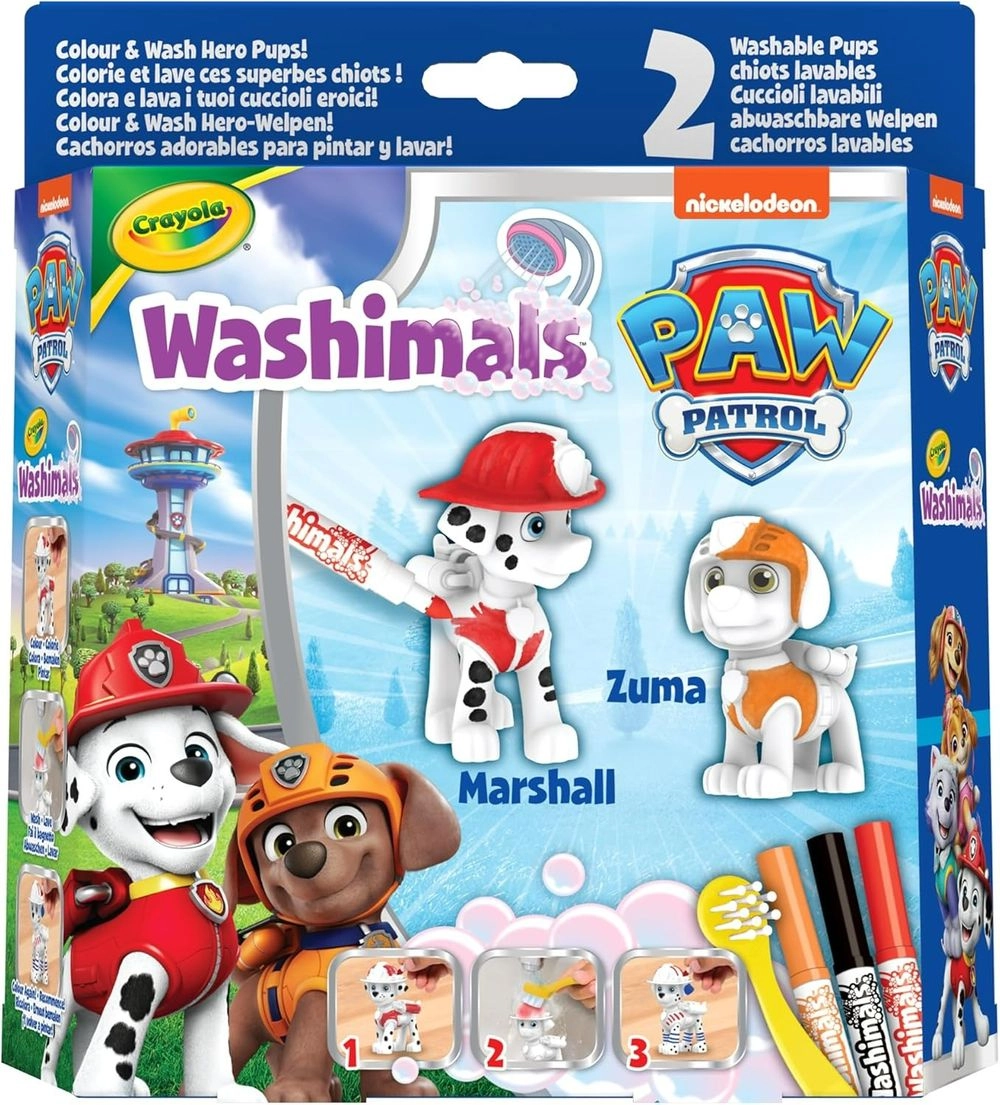 Washimals Paw Patrol Activity Set - Pack Of 2