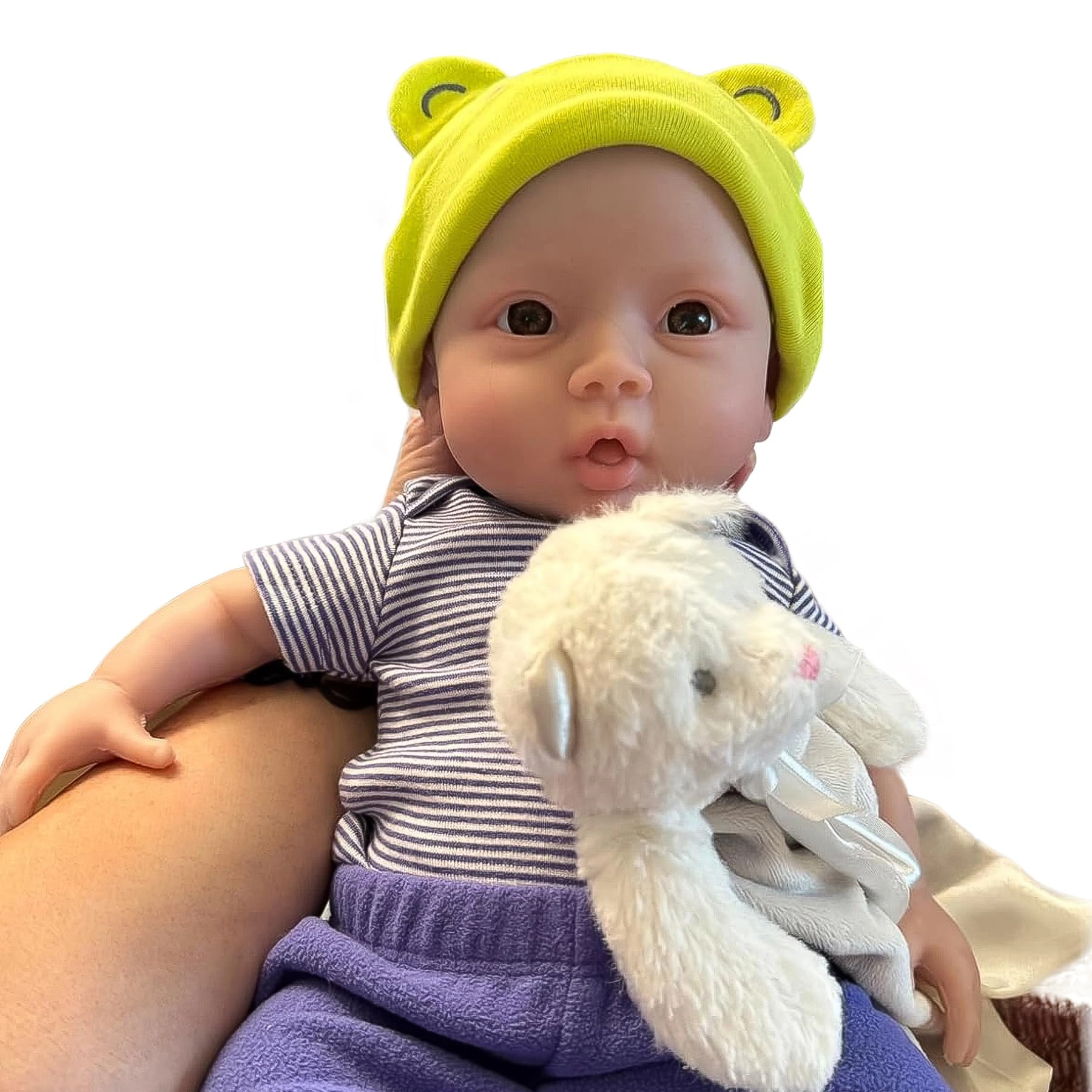 YIQI Reborn Baby Doll - 18.5 inches Silicone Tan Ages 20+