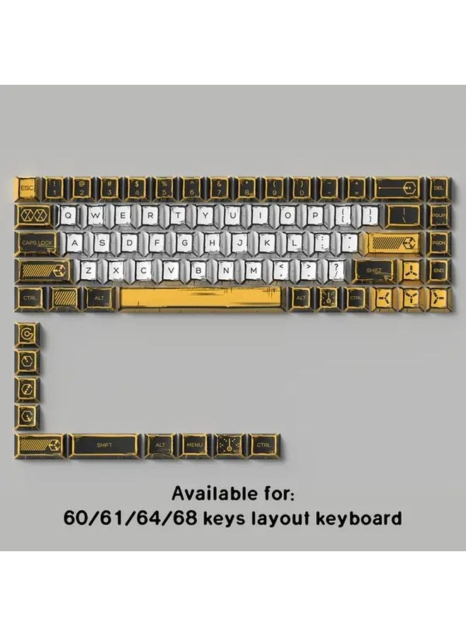 Cherry PBT Keycaps - 78-Key Comic Black