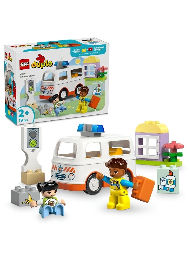 LEGO DUPLO Ambulance & Driver (10447) - Vehicle