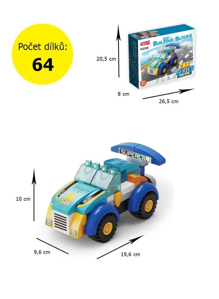 FL2318 - urban racing 64 pcs