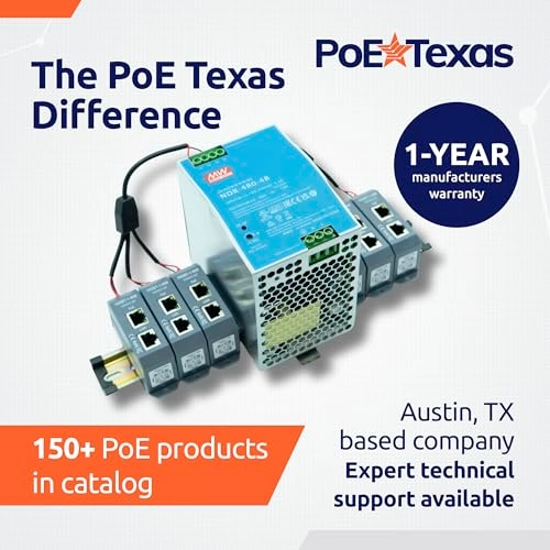 6-Port 10 Gigabit PoE++ Midspan Injector - 48 Volt 480 Watt