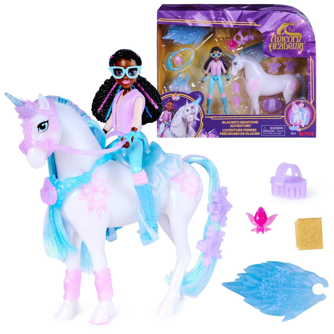 Layla Doll + Glacier Unicorn Toy - Ages 4+