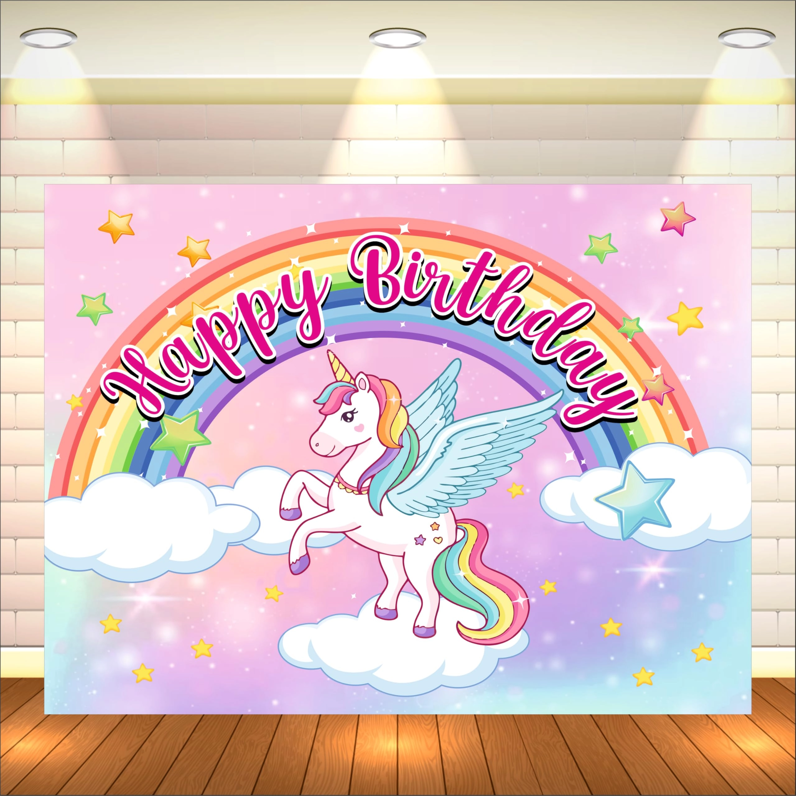 Party Baazaar + 91 9999894694 Unicorn Birthday Banner - Pack of 1 Birthday