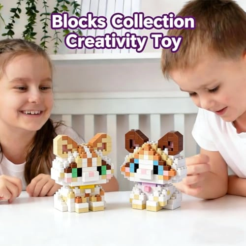 Cat Building Blocks - 2 pcs