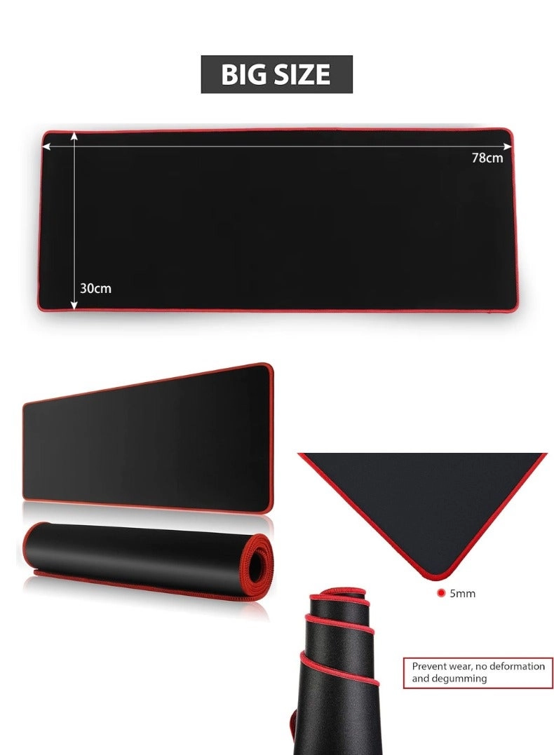 XL Cloth Gaming Mouse Pad - 78x30 cm