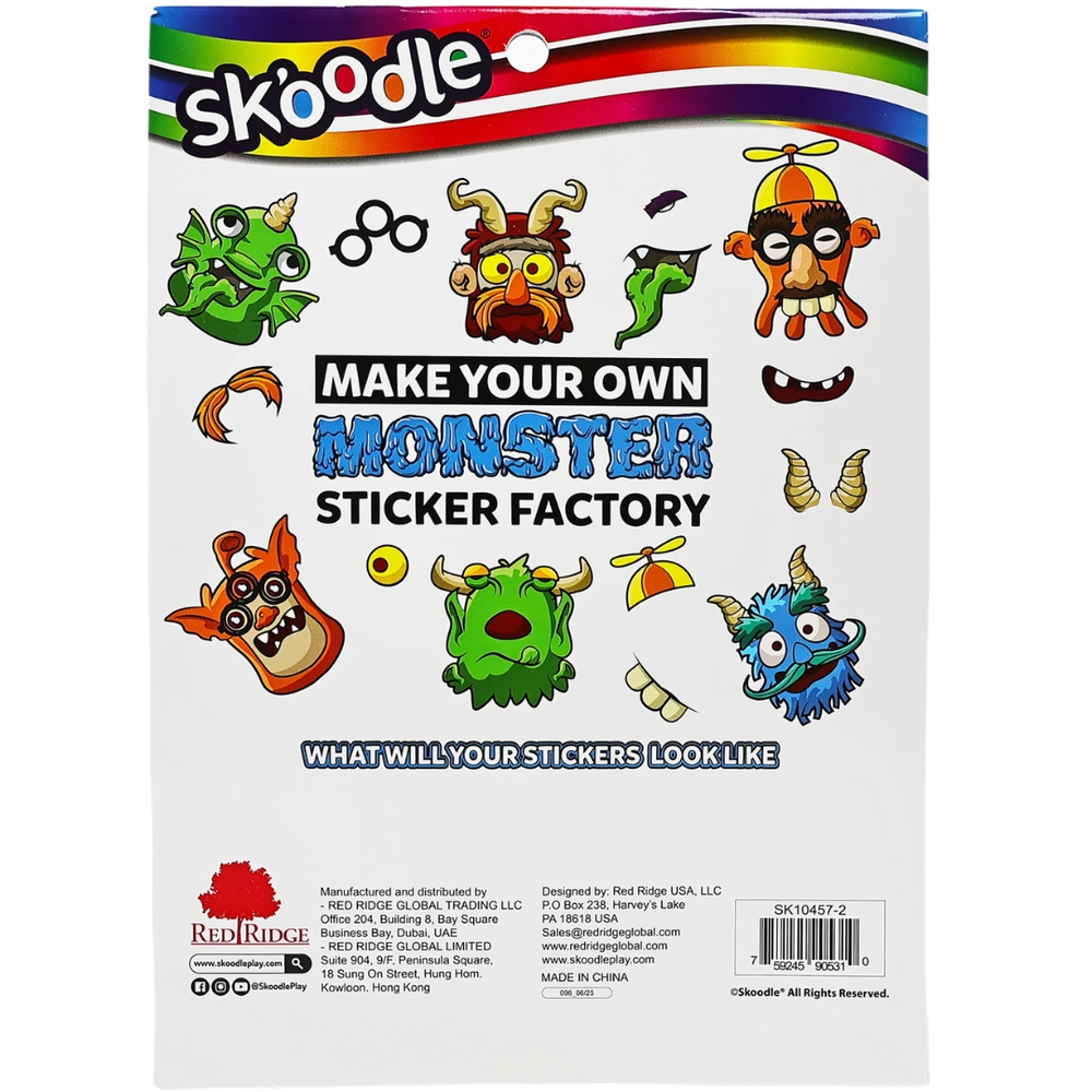 Monster Activity Sticker Book 200 pcs