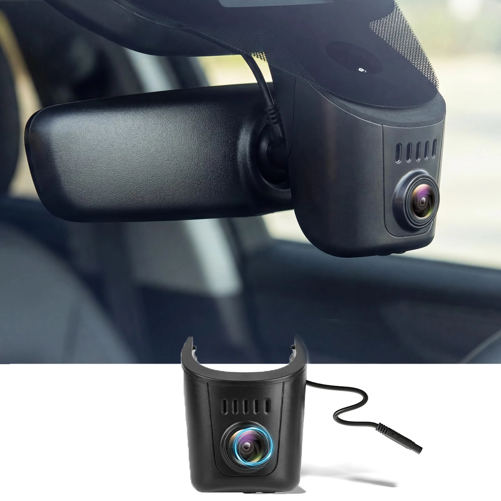 Dashcam - 4K (3840 x 2160 pixels) + 1080p (1920 x 1080 pixels)
