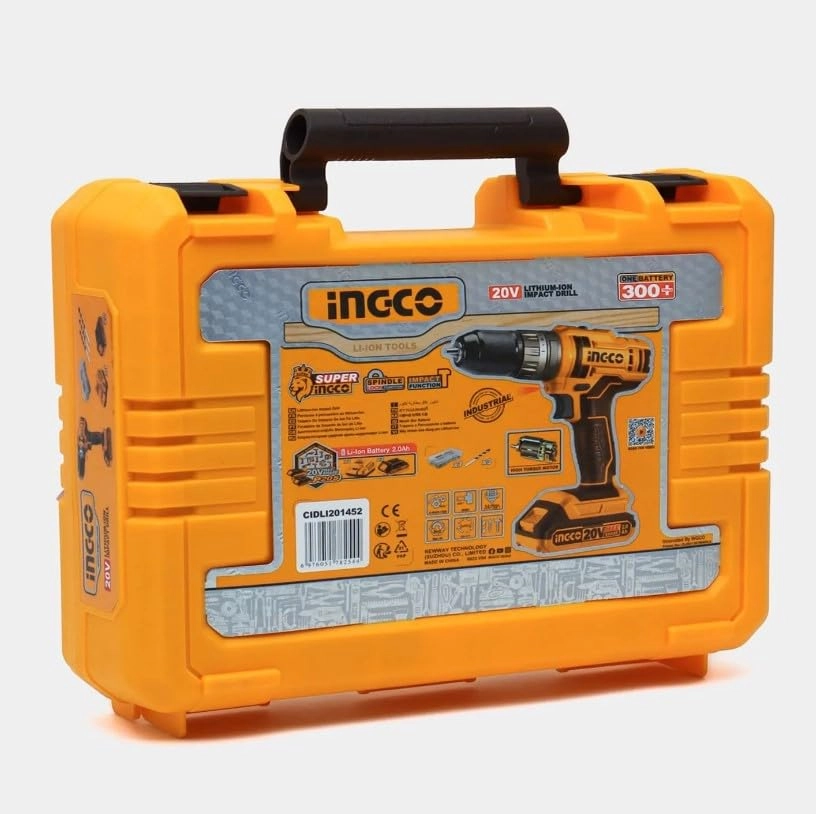 20V Cordless Impact Drill - 2x2.0Ah