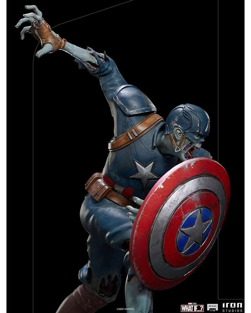 Captain America - Marvel - What if Captain America Zombie Art - 1/10 Scale Statue