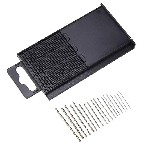 Mini Tiny Twist Drill Bit Set - Hss 20 Piece 03mm 035mm 04mm 045mm 05mm 055mm 06mm 065mm