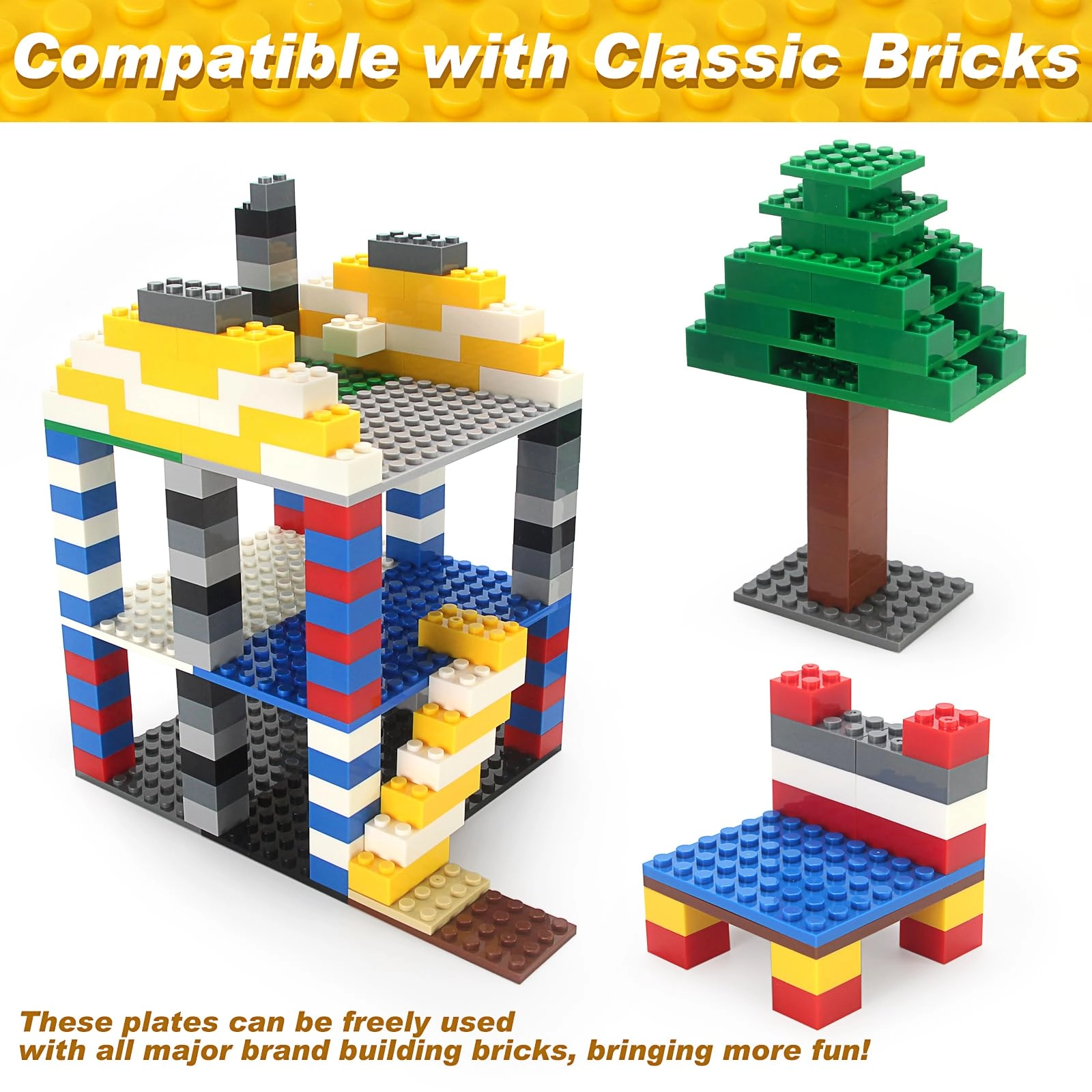 Base Plates - ABS Plastic Architecture 110pcs