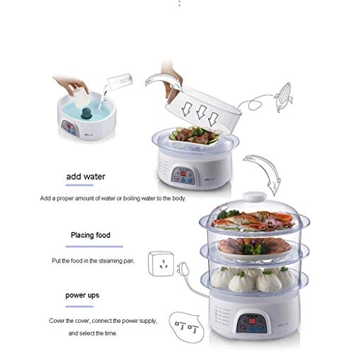 Electric Hot Pot - 1300W Double Tiered