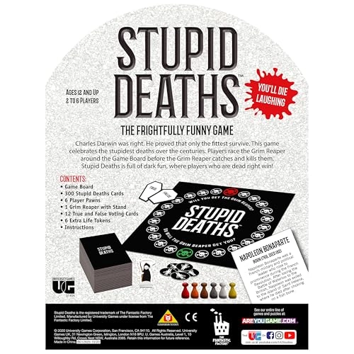Stupid Deaths - 1 piece English Ages 12 & Up
