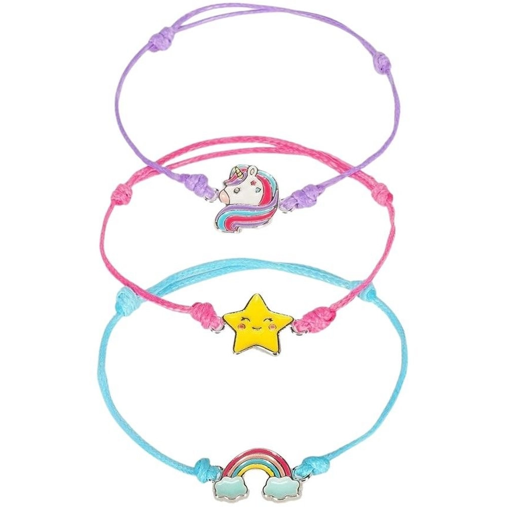 Legami Better Together Unicorn Enamel Textile Bracelet