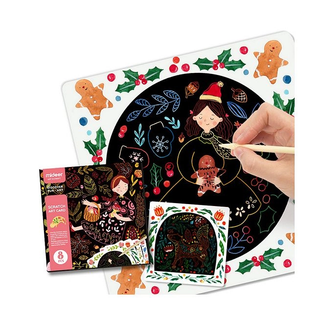 MIDEER Luminous Scratch Art Card - 3+ years