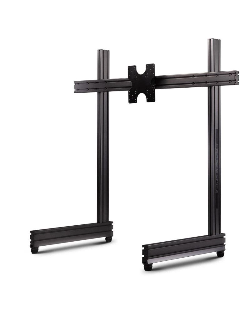 Elite Freestanding Single Monitor Stand - Black Edition