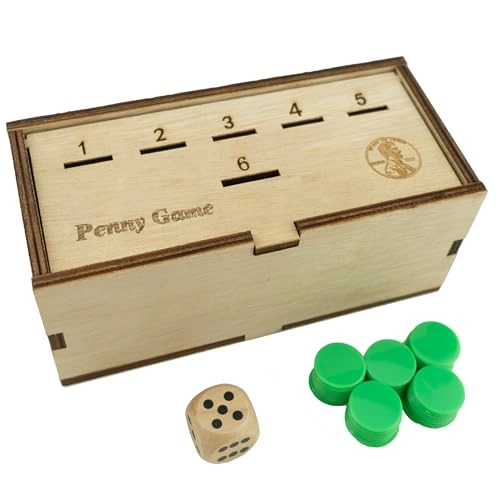 Penny Game - Wood Box