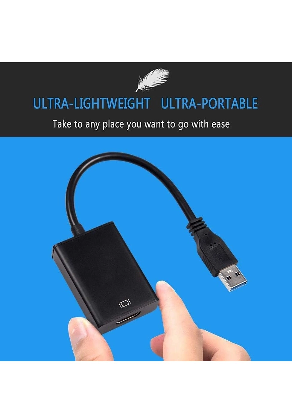USB to HDMI VGA Adapter - USB 3.0/2.0 1080P