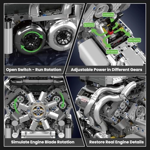 W16 Model Engine Kit - 2024 pcs