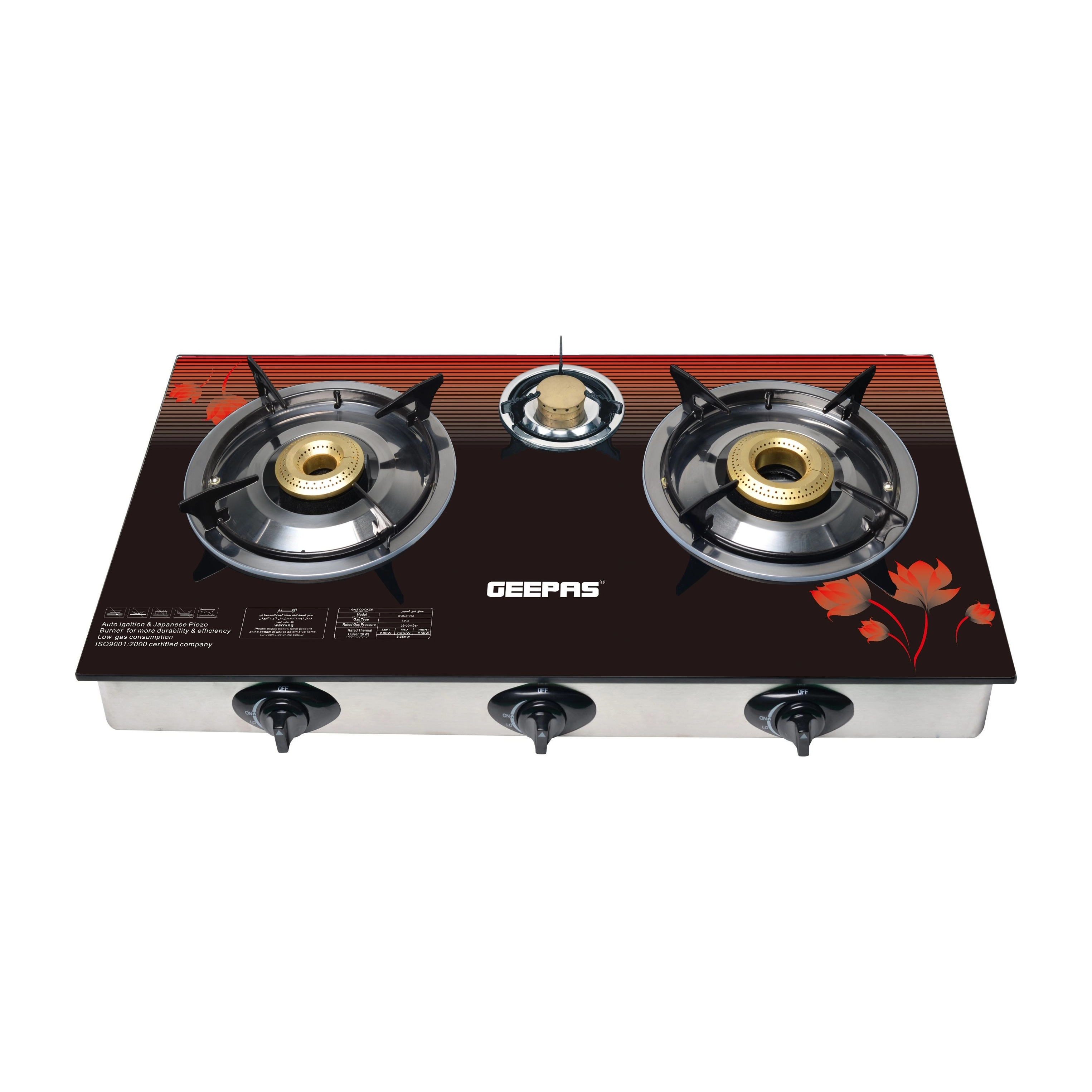 GEEPAS GGC31012 GAS Cooker