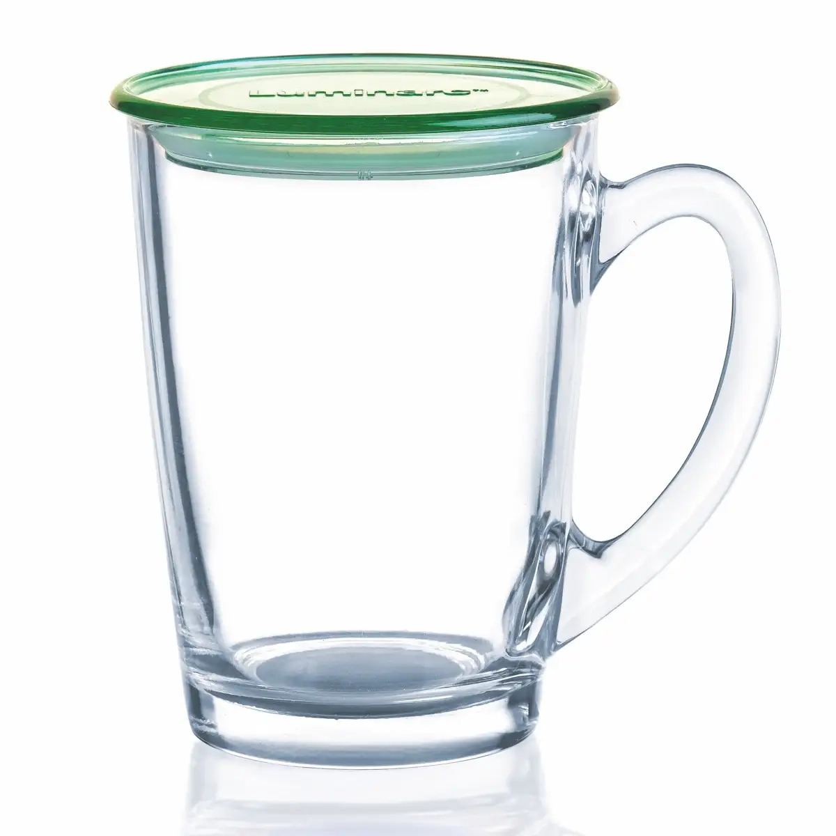 Luminarc New Morning Mug - 1 pcs - Green Lid - 320 ml