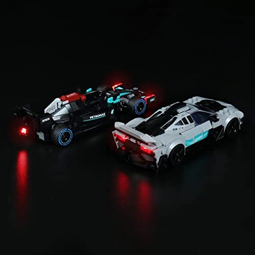 LED Lighting for Lego 76909 Mercedes-AMG F1 W12 E Performance - DIY Lighting Kit Battery Powered