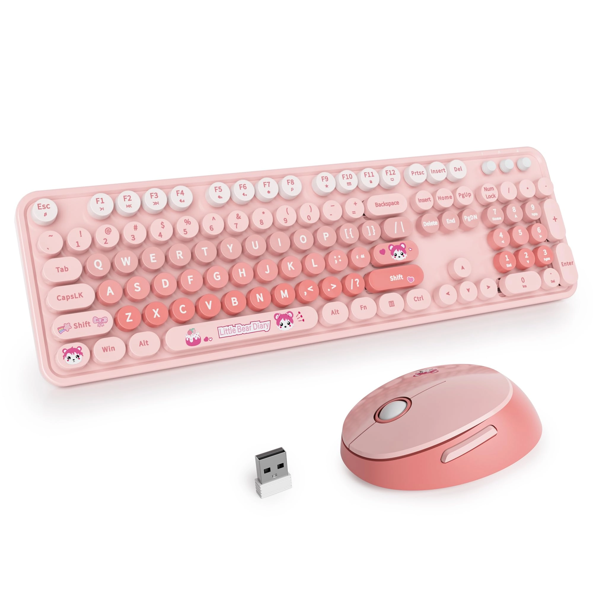 Wireless Keyboard & Mouse Set - US Wireless