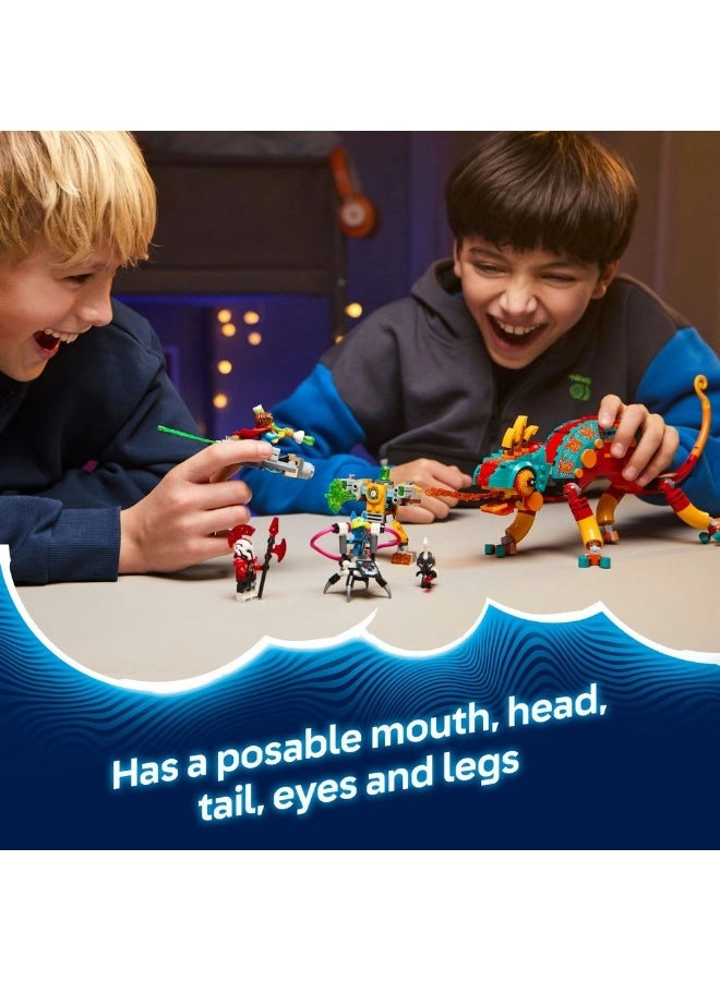 DREAMZzz 2in1 Mateo's Fire Chameleon (71492) - Fantasy Animal Figure 2 Minifigures