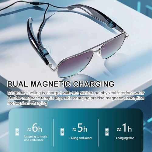AI Translation Glasses - 134 languages IP65 waterproof Wireless calls