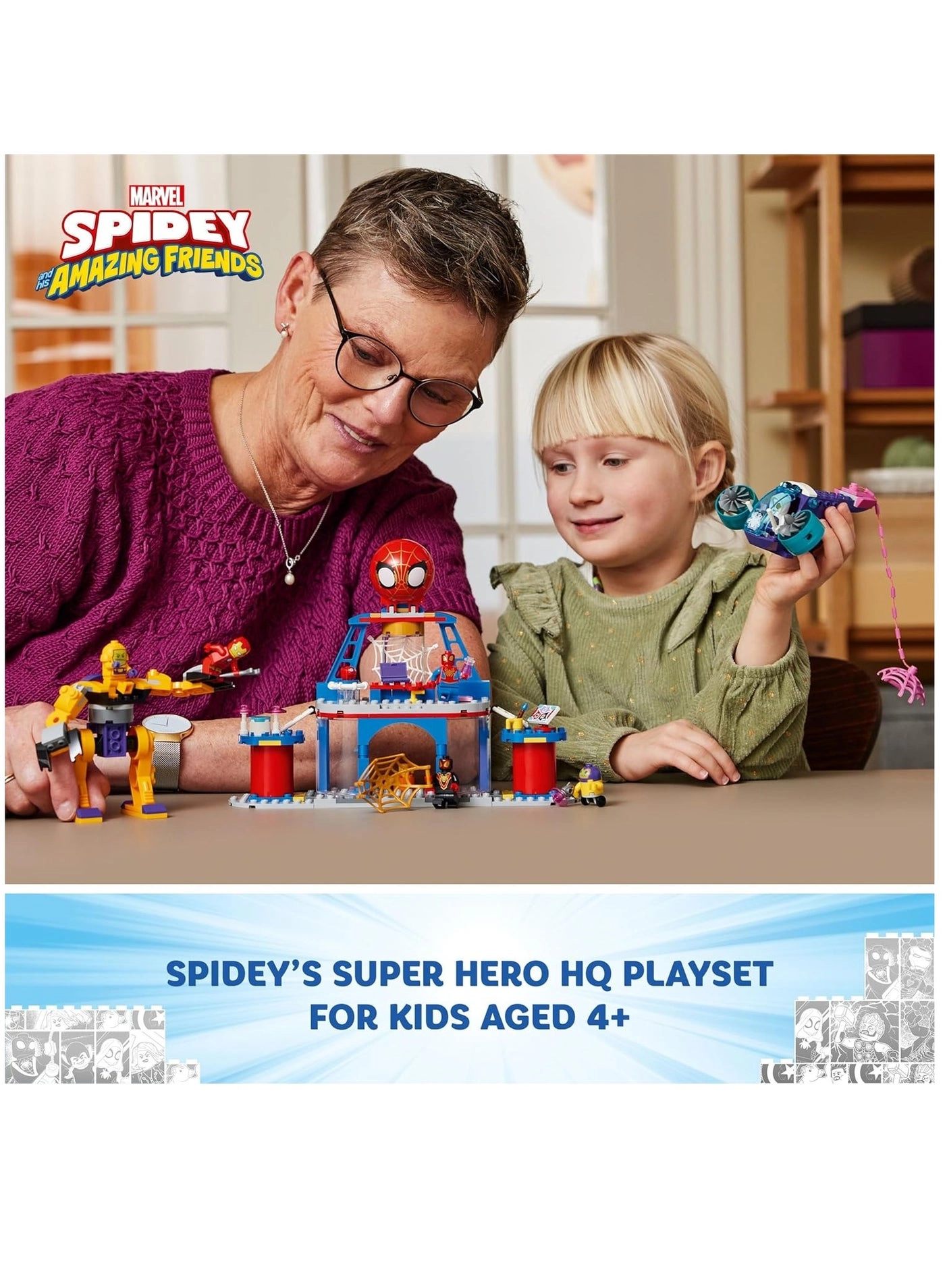 Marvel Team Spidey Web Spinner Headquarters