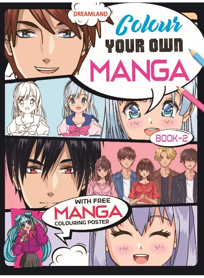 Colour Your Own Manga (Book 2)