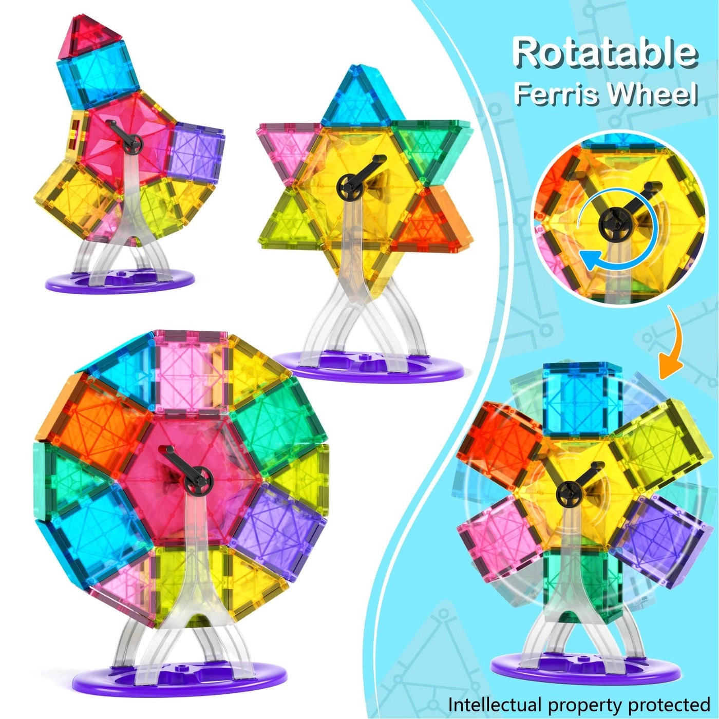 Magnetic Tiles - 100pcs