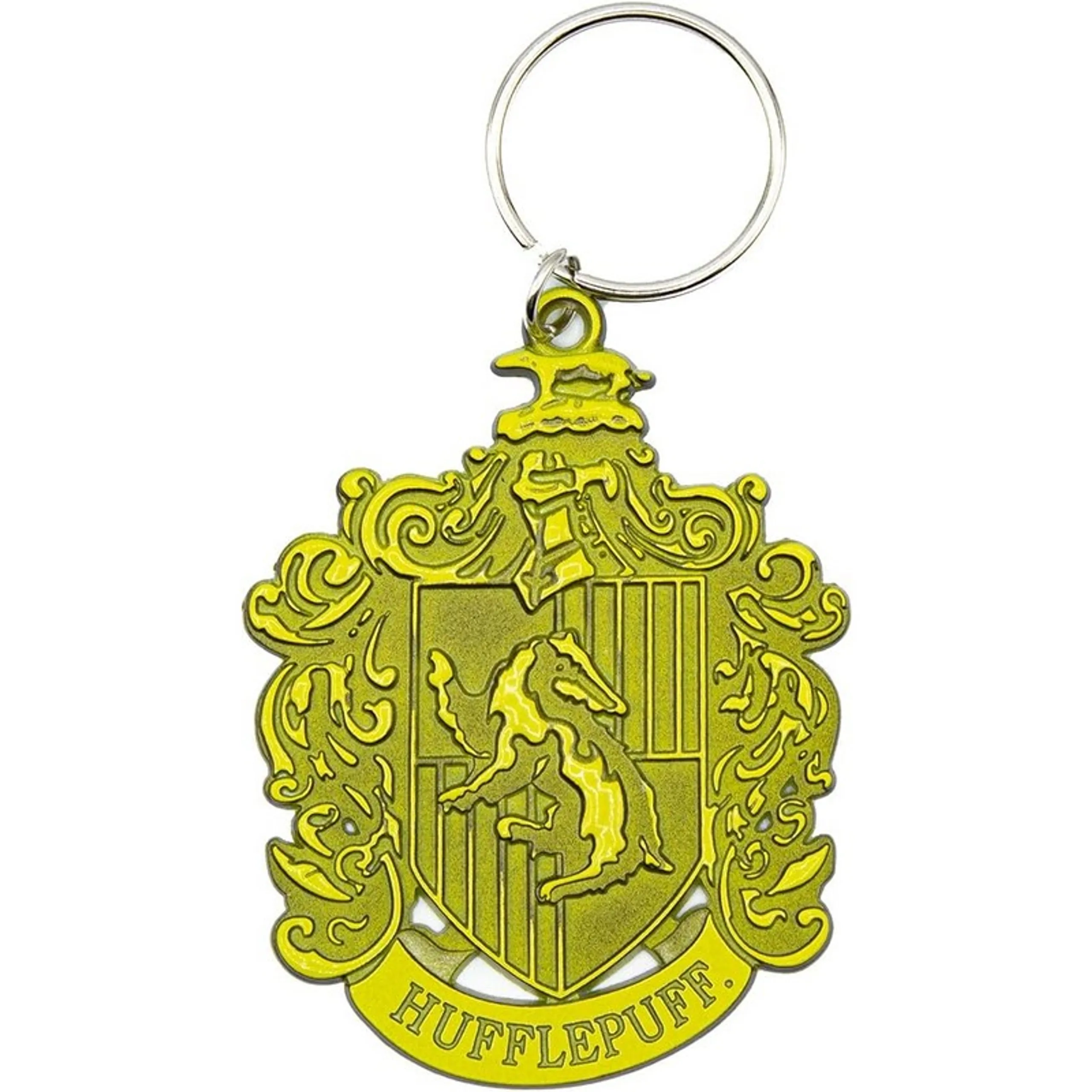Pyramid International Crest Metal Keychain - Harry Potter Hufflepuff