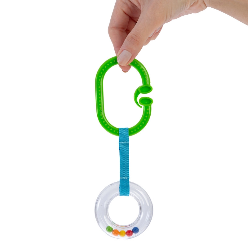Rattle Stroller Ring - 0 months plastic