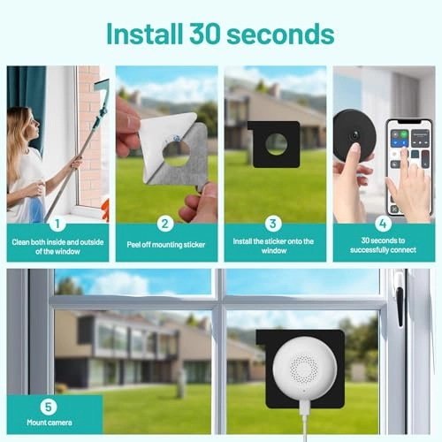 Window Security Camera 2K