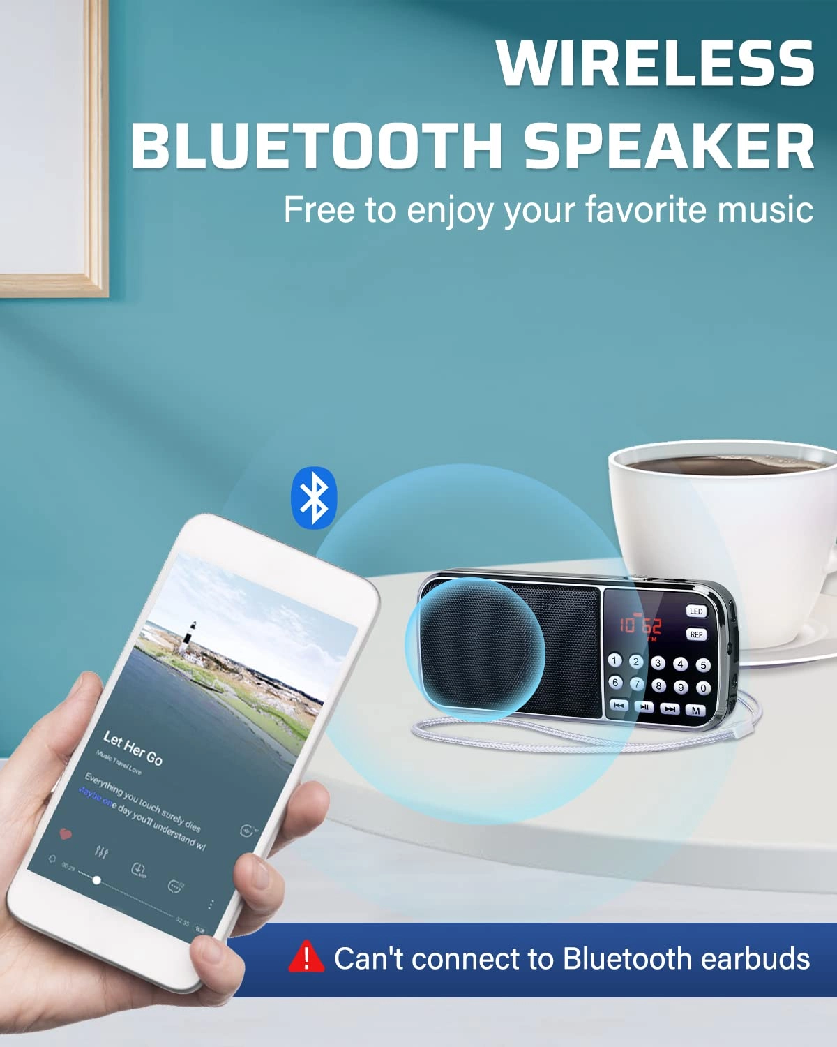 J-288 - Portable AM FM Bluetooth