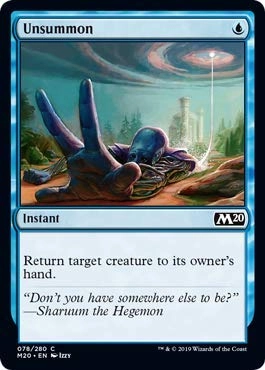 Wizards of the Coast Unsummon - Core Set 2020