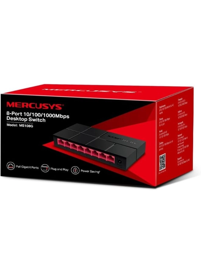 MS108GS - 8-ports