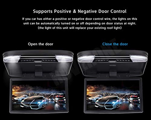 Car Roof Mount DVD Player - 15.6 Inches