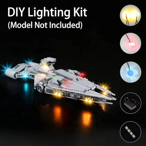 LED Lighting Kit for LEGO 75315 Imperial Light Cruiser - Plastic less than 5V