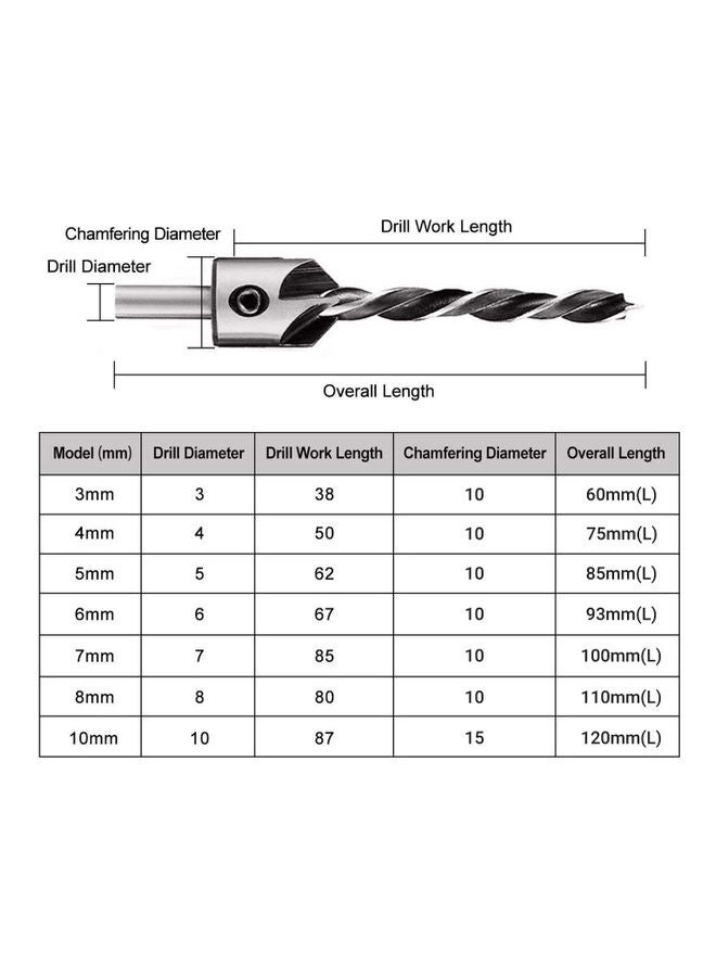 Chamfer Drilling Tool - 23-Piece