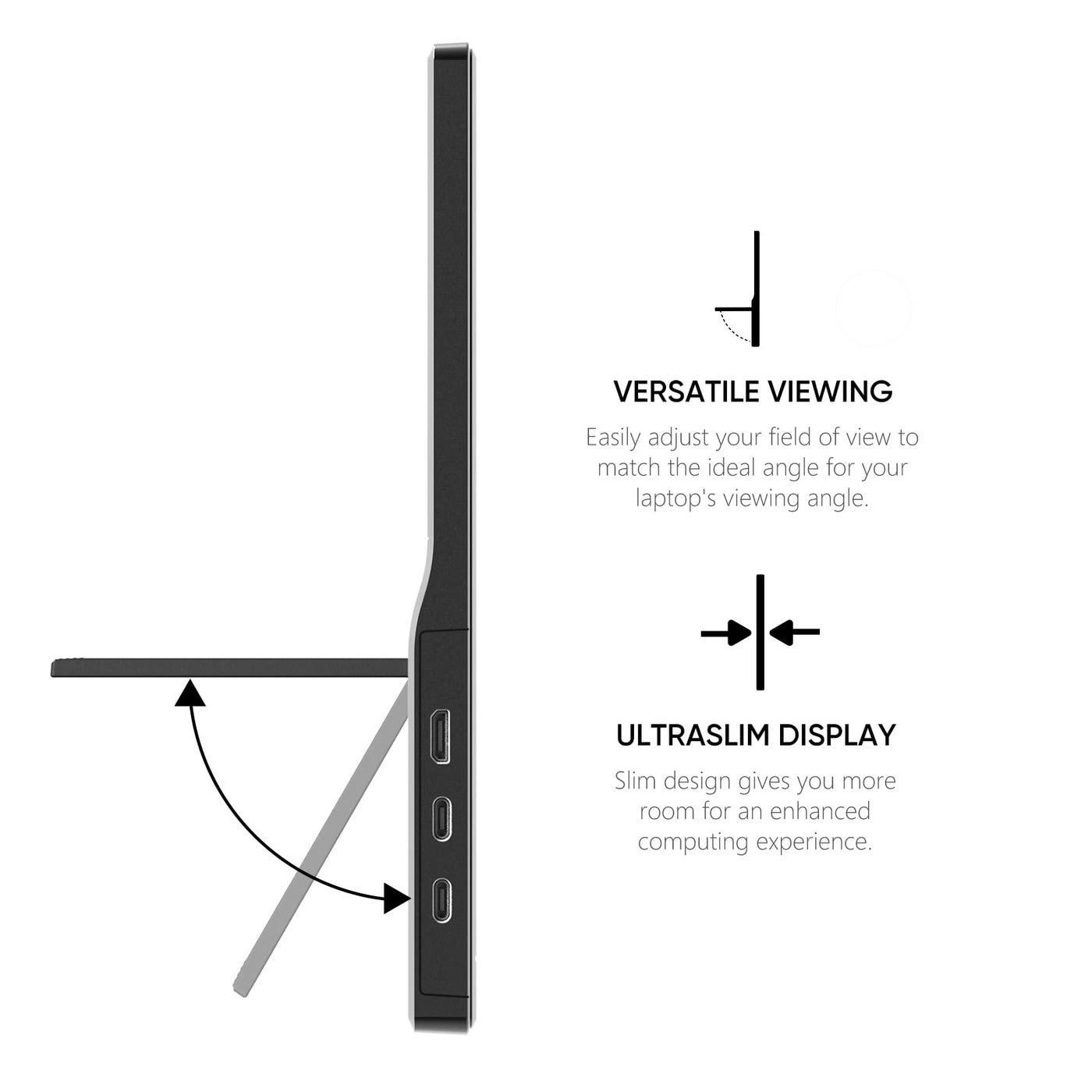 Portable Monitor - 15.6 Inch 1080P